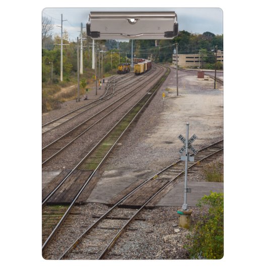 Jeff City Railroad Tracks Klembord (Voorkant)