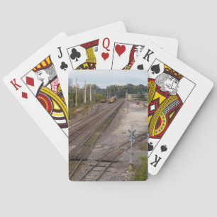 Jeff City Railroad Tracks Pokerkaarten