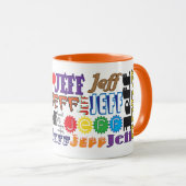 Jeff Coffee Mok (Voorkant rechts)