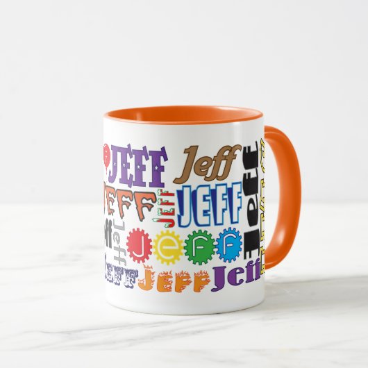 Jeff Coffee Mok (Voorkant rechts)