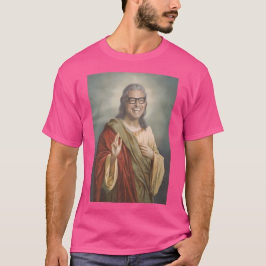 Jeff Goldblum (Jesus) T-shirt (Voorkant)