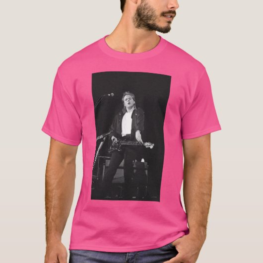 Jeff Healey BW foto T-shirt (Voorkant)