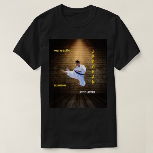 Jeff Jeds Jedokan Flying Kick Premium T-shirt (Design voorkant)