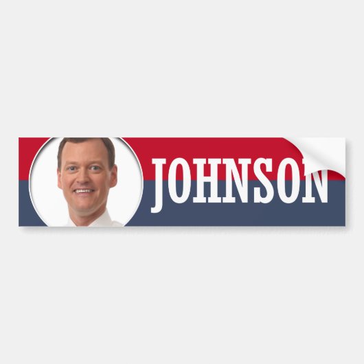 JEFF JOHNSON CAMPAIGN BUMPERSTICKER (Voorkant)