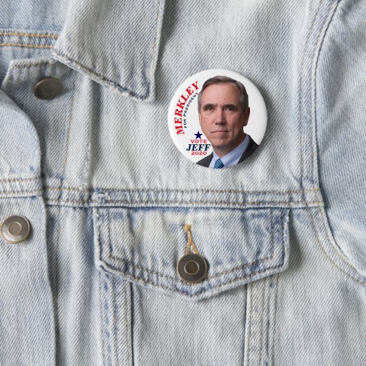 Jeff Merkley voor President Ronde Button 5,7 Cm (In situ)