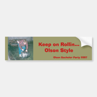 Jeff Olson Wedding Bumpersticker