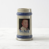 Jeff Olson Wedding Stein Bierpul (Center)