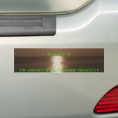 Jeff Price sunset, Bumpersticker (Op auto)