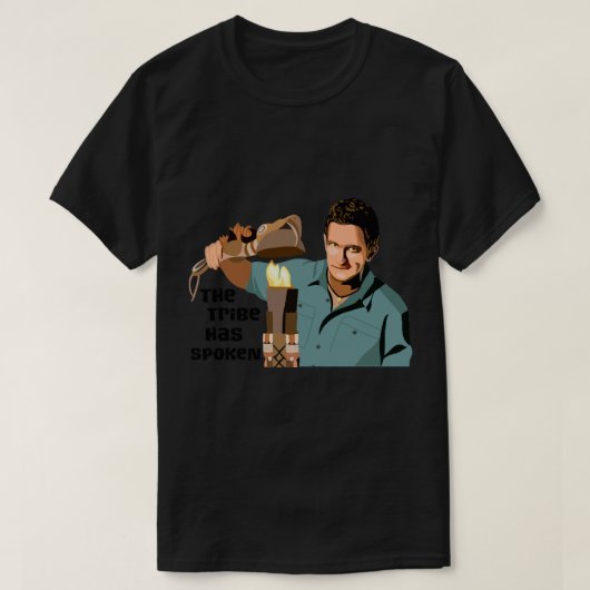 Jeff Probst de stam heeft gesproken T-shirt (Design voorkant)