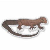 Jeff the Ackie vinyl sticker (Voorkant)