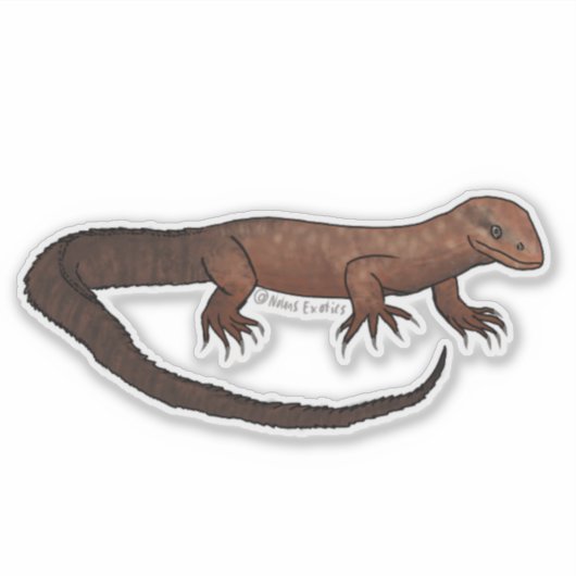 Jeff the Ackie vinyl sticker (Voorkant)