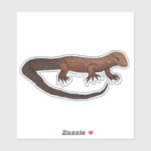 Jeff the Ackie vinyl sticker (Vel)