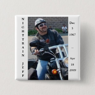 JEFF VIERKANTE BUTTON 5,1 CM