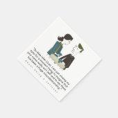 JEFFCOAT COLLECTIE - Cocktail servet eerste date (Hoek)