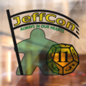 JeffCon11-sticker Raamsticker (Vel 2)
