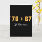 Jefferson 76 67 Vanzelfsprekend Grappige Geschiede Kaart (Gele Bloem)