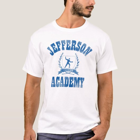 Jefferson Academy Fencing T-shirt (Voorkant)