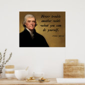 Jefferson Advice Poster (Keuken)
