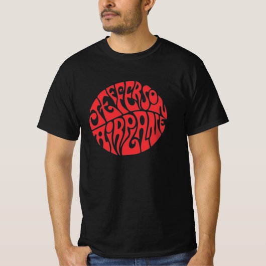 Jefferson Airplane band, Jefferson Airplane merch, T-shirt (Voorkant)