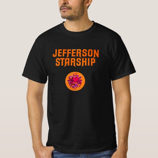 Jefferson Airplane band, Jefferson Airplane merch, T-shirt (Voorkant)