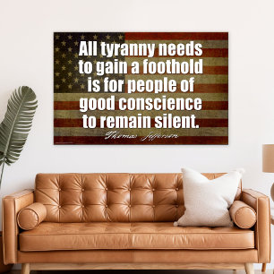 Jefferson: Al wat tirannie nodig heeft... Poster