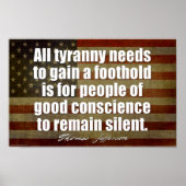 Jefferson: Alle tirannie heeft... Poster (Voorkant)