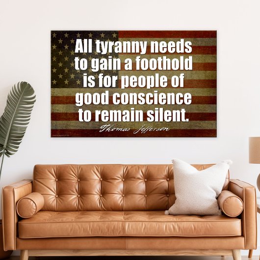 Jefferson: Alle tirannie heeft... Poster