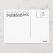 Jefferson Barracks Briefkaart (Achterkant)