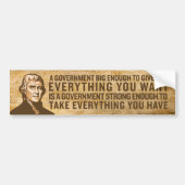 Jefferson Big Government Bumpersticker (Voorkant)