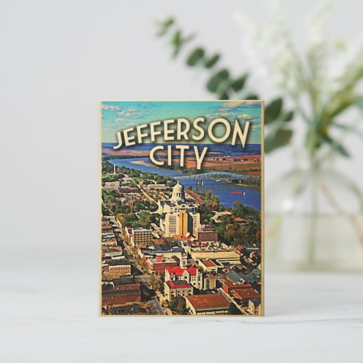 Jefferson City Missouri Briefkaart (Staand voorkant)