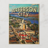 Jefferson City Missouri Briefkaart (Voorkant)