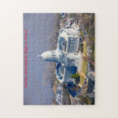 Jefferson City Missouri.Kerstgroeten Legpuzzel (Verticaal)