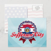 Jefferson City, MO Briefkaart (Voorkant / Achterkant)