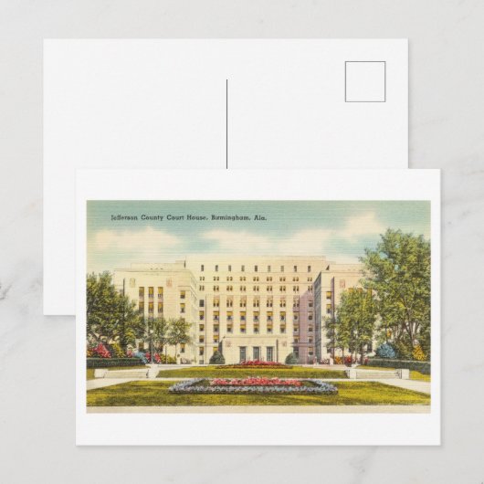 Jefferson County Court House in Birmingham, Alabam Briefkaart
