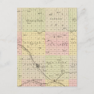 Jefferson County, Nebraska Briefkaart