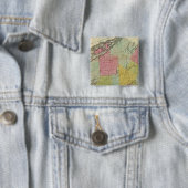 Jefferson County Vierkante Button 5,1 Cm (In situ)