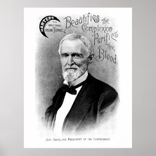 Jefferson Davis  Advertisement Poster