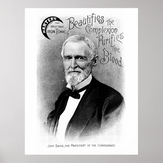 Jefferson Davis  Advertisement Poster (Voorkant)