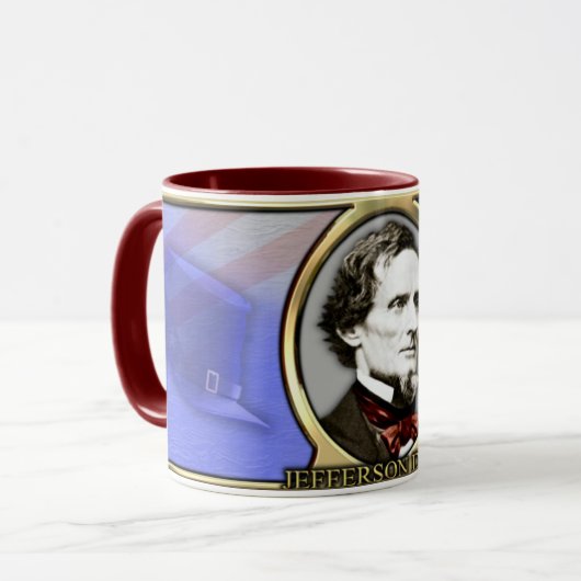 Jefferson Davis Burgeroorlog Mok (Voorkant links)