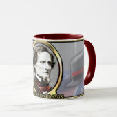 Jefferson Davis Burgeroorlog Mok (Voorkant rechts)