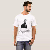Jefferson Davis en quote T-shirt (Voorkant volledig)