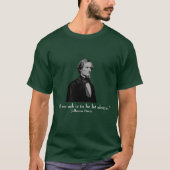 Jefferson Davis en quote T-shirt (Voorkant)