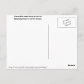 Jefferson Davis en zijn kabinet Briefkaart (Achterkant)