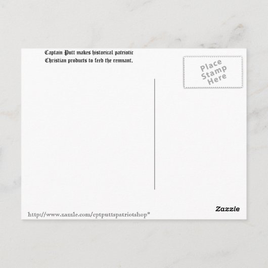 Jefferson Davis en zijn kabinet Briefkaart (Achterkant)