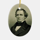Jefferson Davis Keramisch Ornament (Voorkant)
