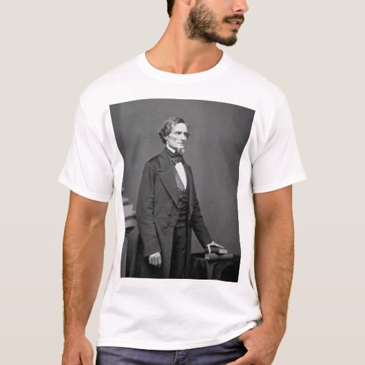 Jefferson Davis, President _War Afbeelding T-shirt (Voorkant)