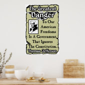 Jefferson: De grootste bedreiging Poster (Keuken)