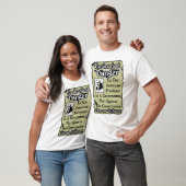 Jefferson: De grootste bedreiging T-shirt (Unisex)