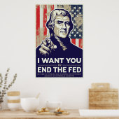 Jefferson End het Fed Poster (Keuken)