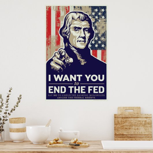 Jefferson End het Fed Poster (Keuken)